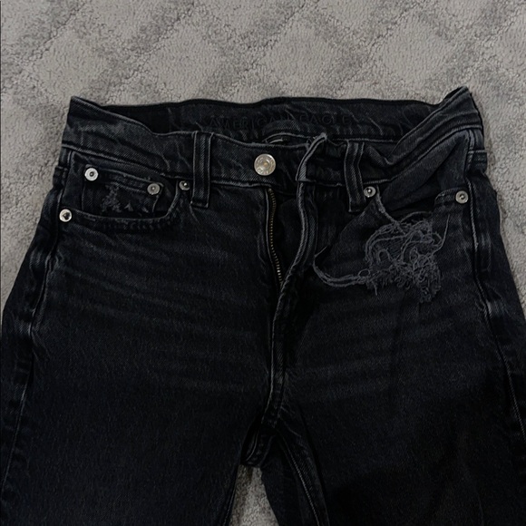American Eagle Outfitters Dark Wash Straight Jeans - Picture 4 of 4